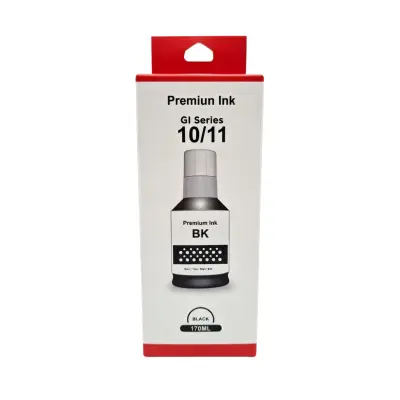 Tinta premium compatible Canon GI-10GI-11 negro botella 135 ml