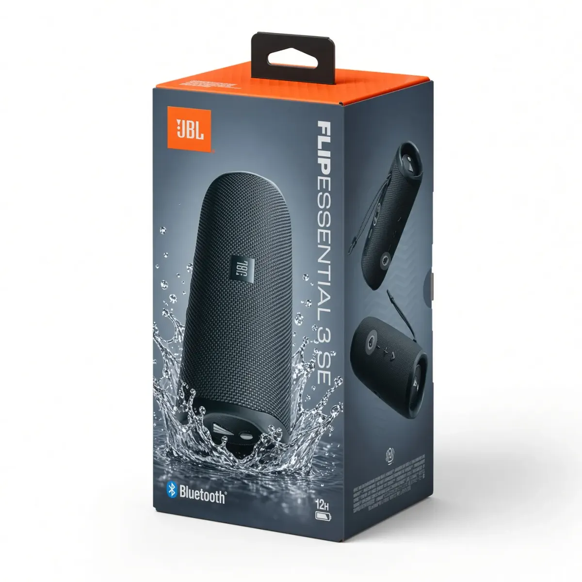 Caja del parlante JBL Flip Essential 3 SE con Bluetooth y 12 horas de batería
